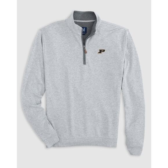 Johnnie-O Purdue Sully 1/4 Zip Gray Sweatshirt Men's SZ XL Gold Boilermakers EUC - Picture 10 of 10